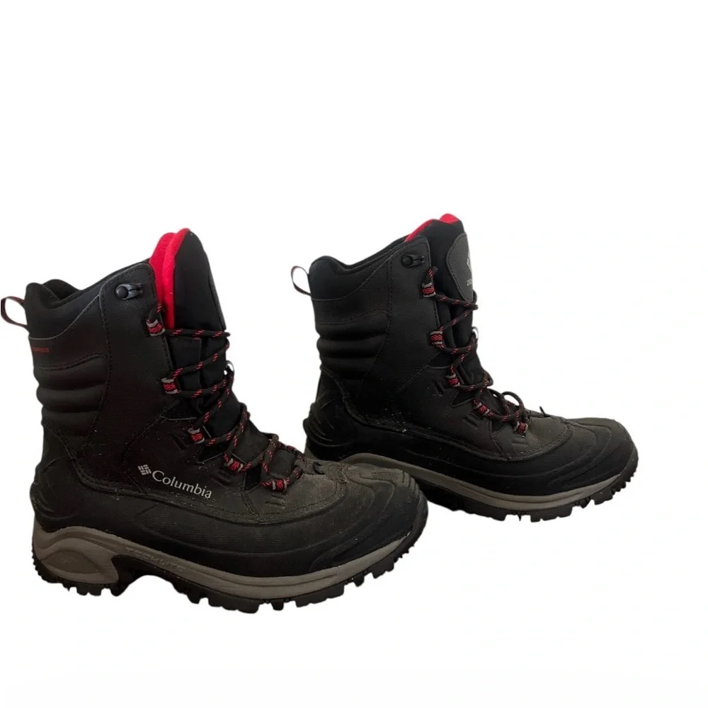Columbia  Bugaboot III Men's Black and Red Snow Boots